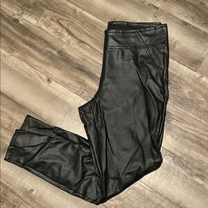 Leather Look Pants